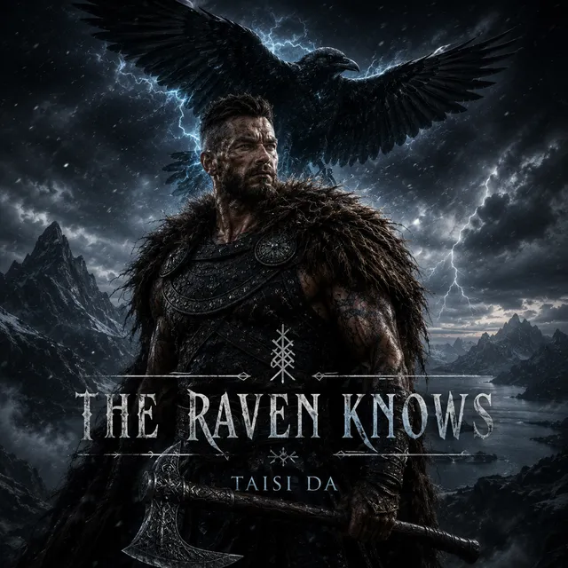Taisi DA — THE RAVEN KNOWS (к книге Под кожей. Рагнар Вальдо) — обложка релиза