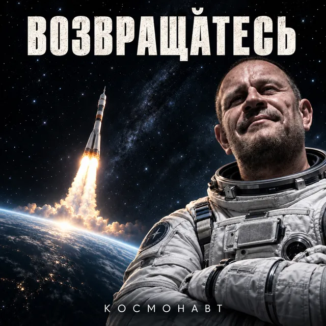 Космонавт — Возвращайтесь — обложка релиза