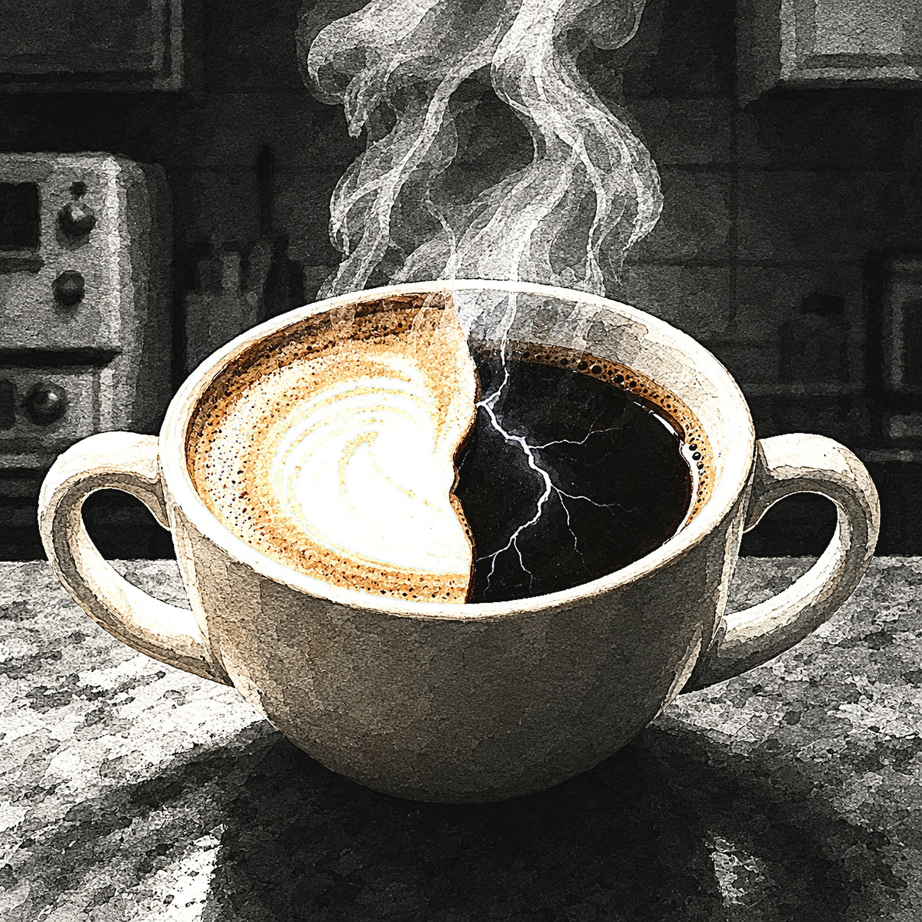 Кофе с молоком — обложка