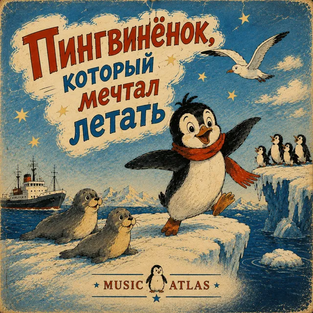 MUSIC ATLAS — Пингвинёнок, который мечтал летать — обложка релиза