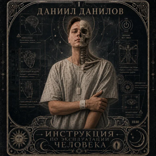Даниил Данилов — ИНСТРУКЦИЯ ПО ЭКСПЛУАТАЦИИ ЧЕЛОВЕКА — обложка релиза