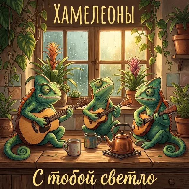 Хамелеоны — С тобой светло — обложка релиза