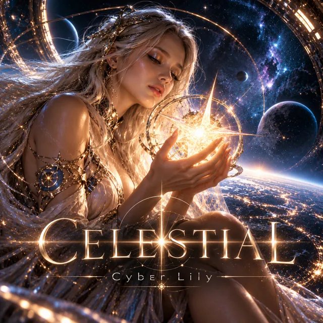 Cyber_Lily — CELESTIAL — обложка релиза