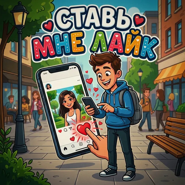 GazLodya — СТАВЬ МНЕ ЛАЙК — обложка релиза