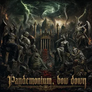 Обложка релиза «Pandemonium, bow down»
