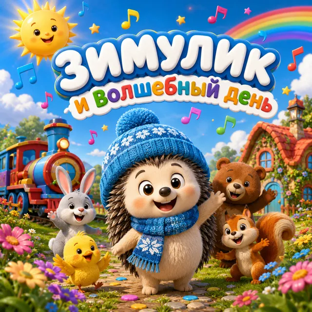 Зимулик — Зимулик и волшебный день. — обложка релиза