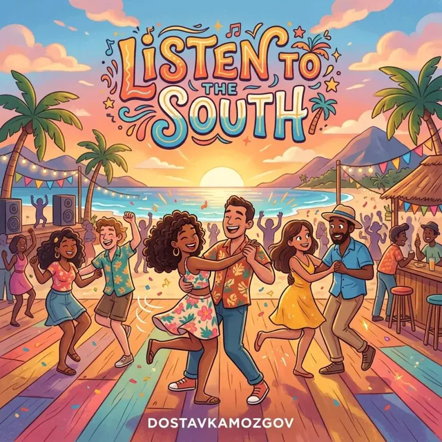 Dostavkamozgov — Listen to the South — обложка релиза