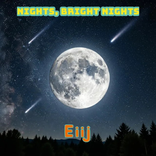 Eiij — Nights, bright nights — обложка релиза