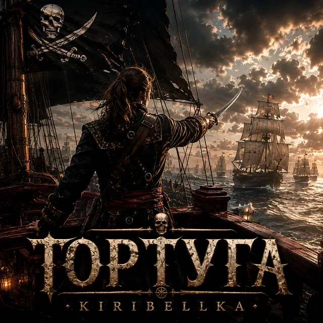 KIRIBELLKA — Тортуга — обложка релиза