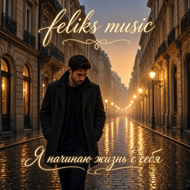 feliks music — Я начинаю жизнь с себя — обложка релиза