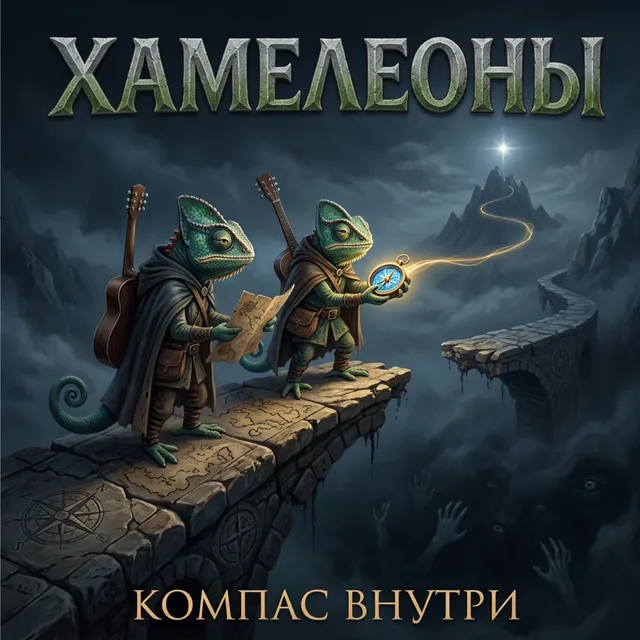 Хамелеоны — Компас внутри — обложка релиза