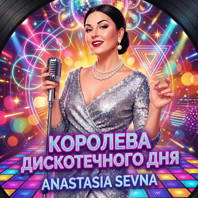 Anastasia Sevna — Королева Дискотечного дня — обложка релиза