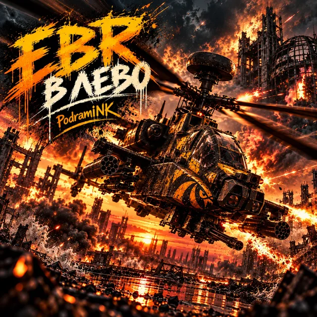 PodramINK — EBR В ЛЕВО — обложка релиза
