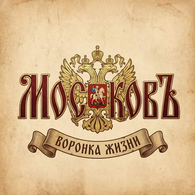МОСКОВЪ — Воронка жизни — обложка релиза