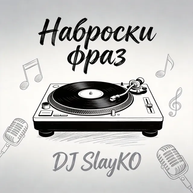 DJ Slayko — Наброски фраз — обложка релиза