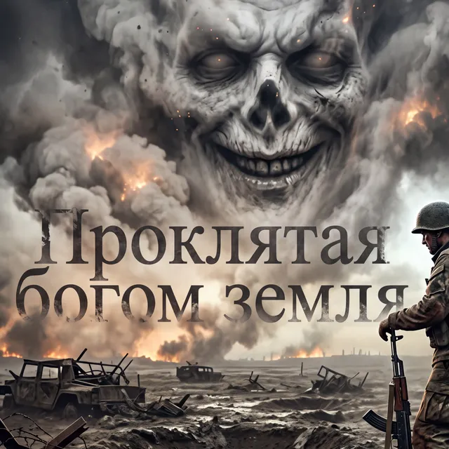 Заплутавший в снегах — Богом проклятая земля — обложка релиза