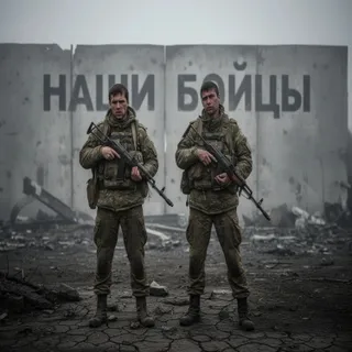 Обложка релиза «Наши бойцы»