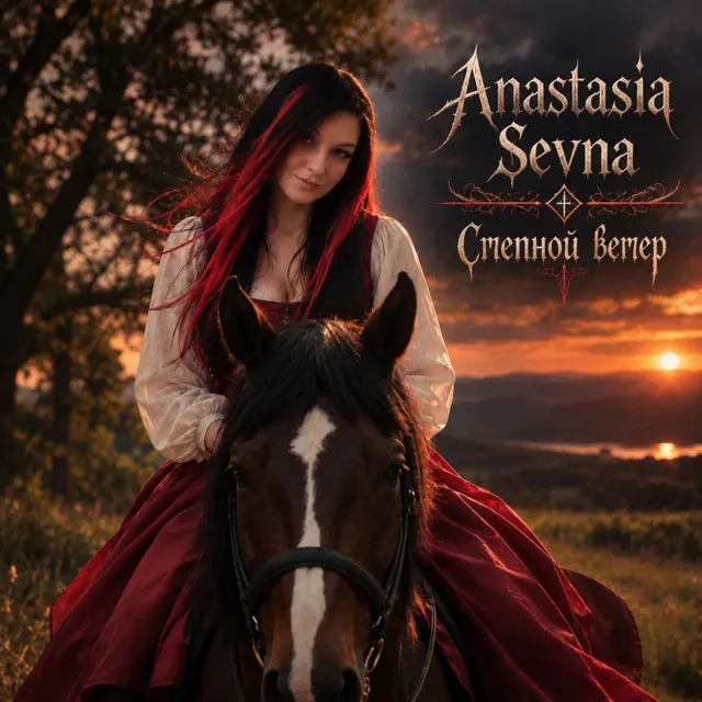 Anastasia Sevna — Степной ветер — обложка релиза