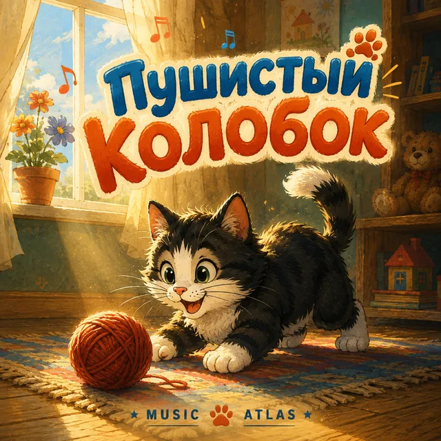 MUSIC ATLAS — Пушистый колобок — обложка релиза