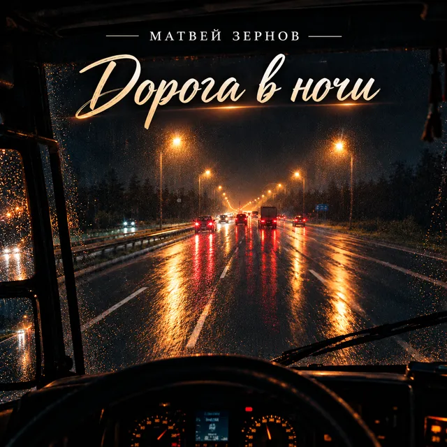 Матвей Зернов — Дорога в ночи — обложка релиза