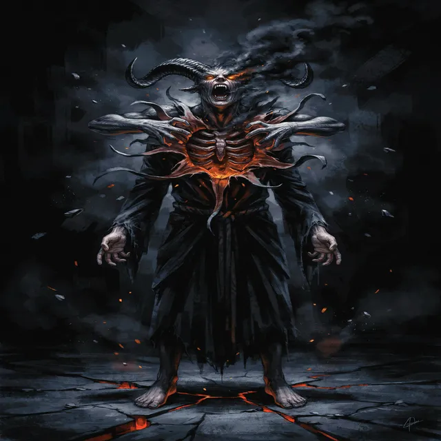 DemonTRON — Демон внутри — обложка релиза