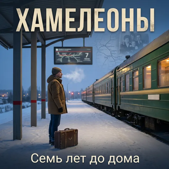 Хамелеоны — Семь лет до дома — обложка релиза