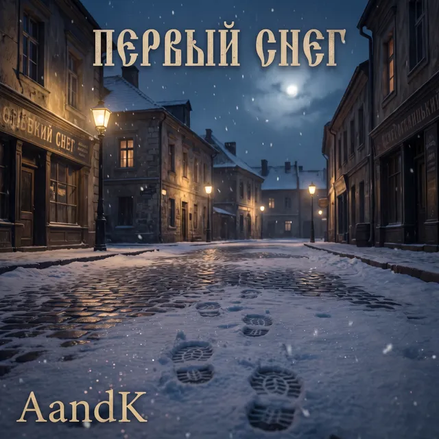 AandK — Первый снег — обложка релиза