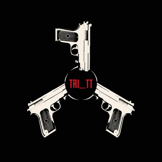 TRI__TT — Огня нет, пистолет — обложка релиза