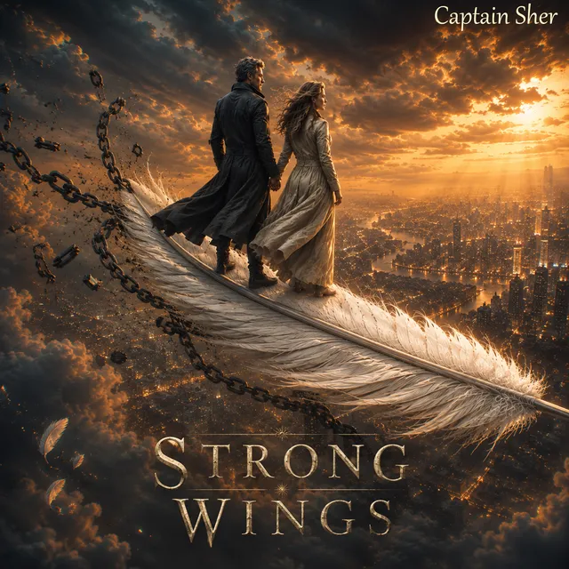 Captain Sher — Strong Wings — обложка релиза