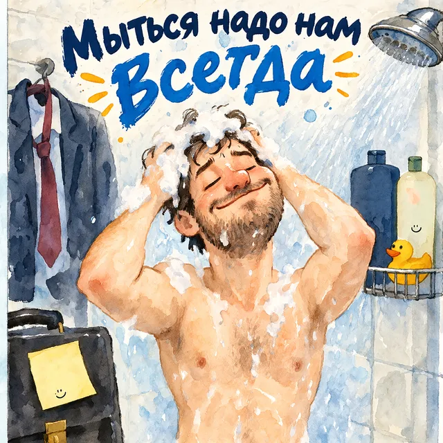 Гоцоцура Роман — Мыться надо нам всегда — обложка релиза