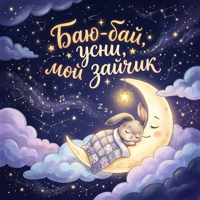 Капитан Зефир — Баю-бай,  усни, мой зайчик — обложка релиза