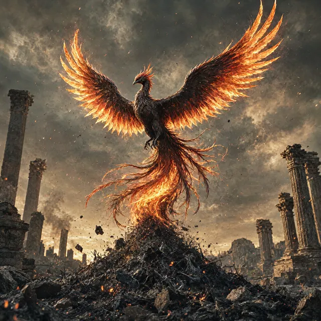 Darkly Phoenix — Reborn from Ashes — обложка релиза