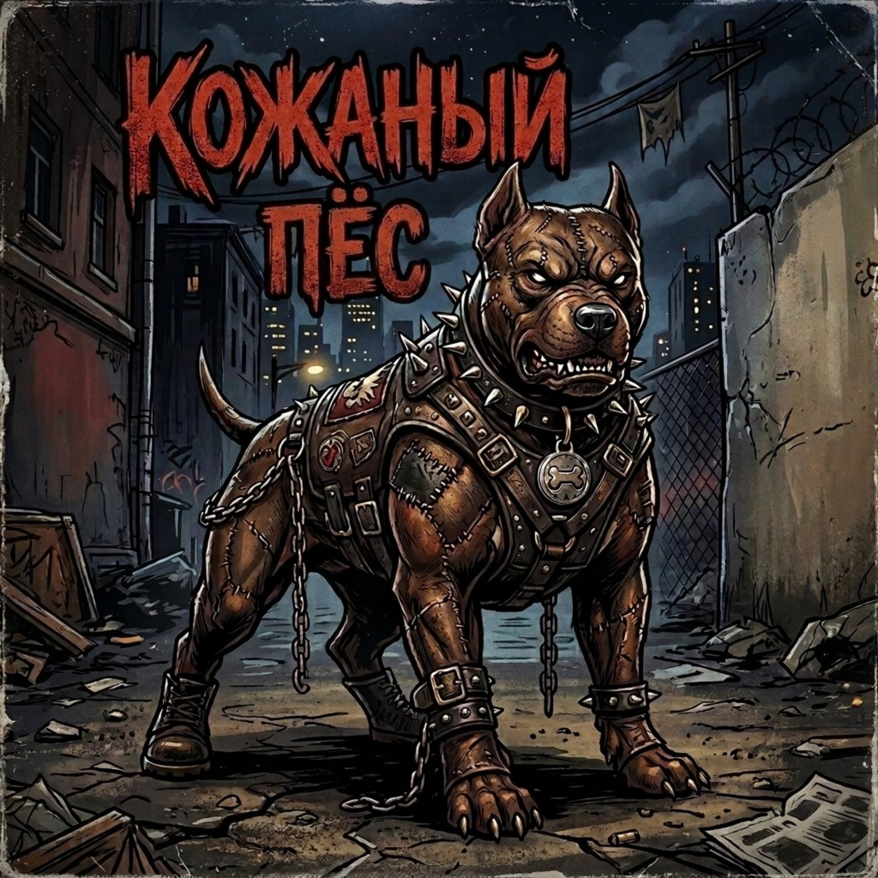 Кожаный пёс — обложка