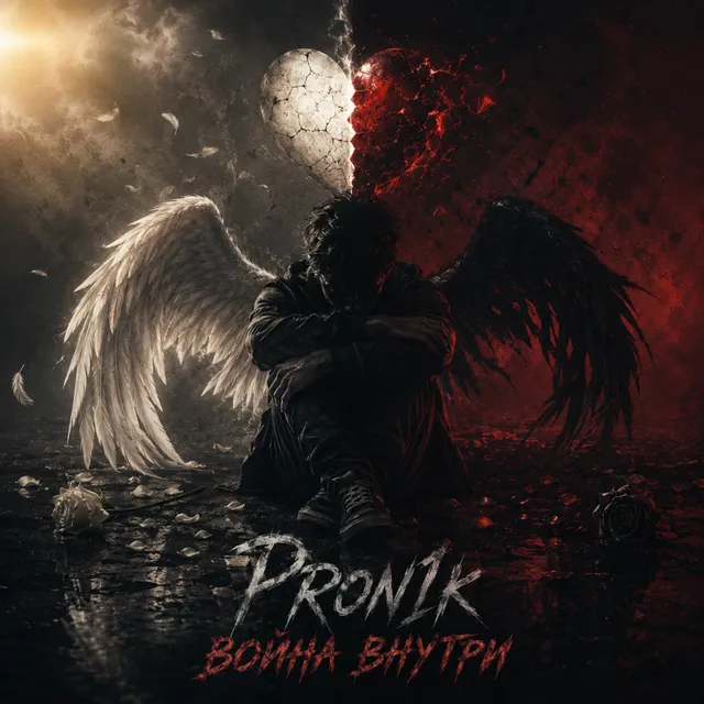 Pron1k — Война внутри — обложка релиза