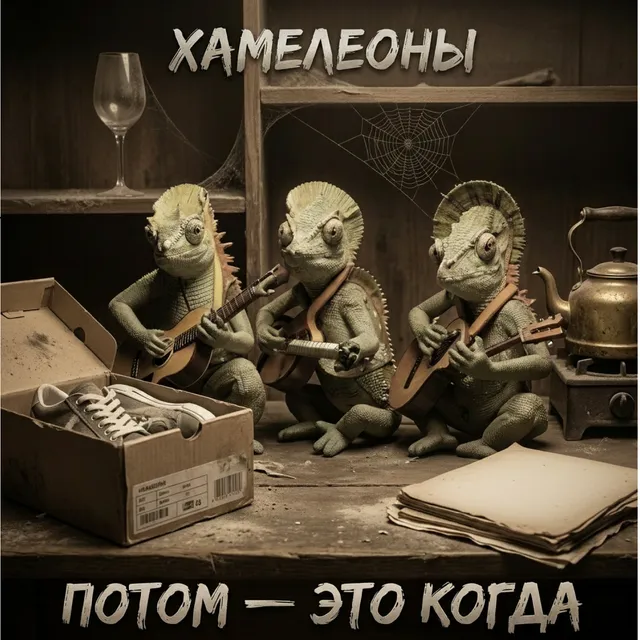 Хамелеоны — Потом — это когда — обложка релиза