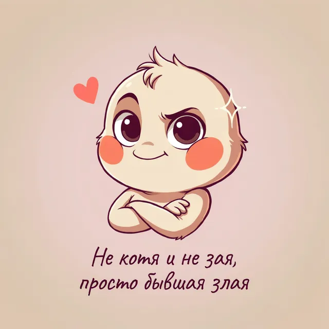 БАНДИТКА ИЗ ПЕПЛА — Не котя и не зая, просто бывшая злая — обложка релиза