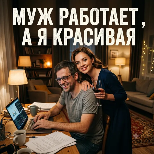 GazLodya — МУЖ РАБОТАЕТ , А Я КРАСИВАЯ — обложка релиза