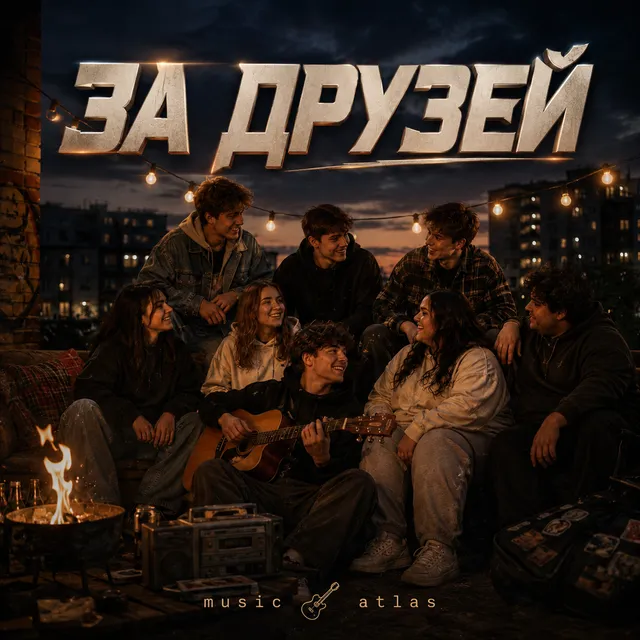 MUSIC ATLAS — За друзей — обложка релиза