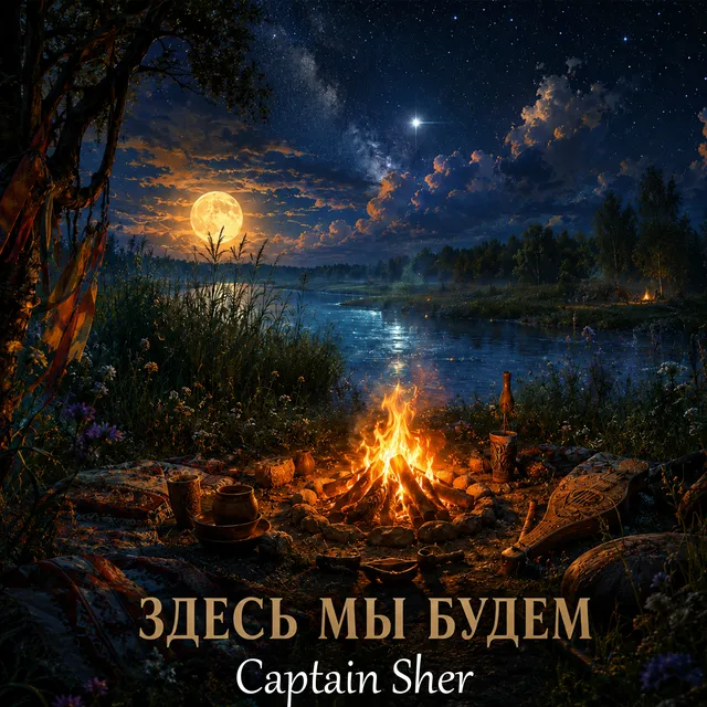 Captain Sher — Здесь мы будем — обложка релиза