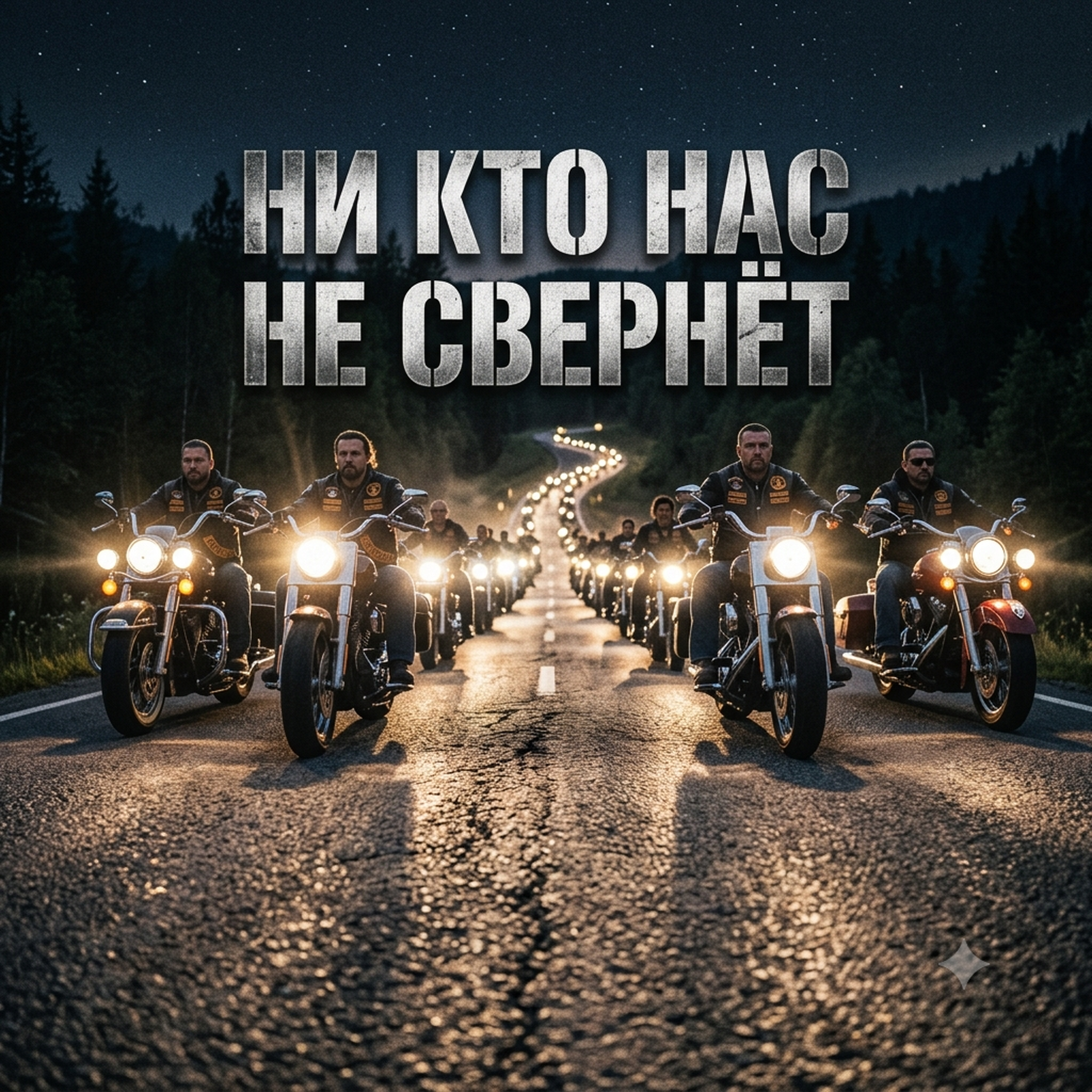 Ни кто нас не свернёт — обложка