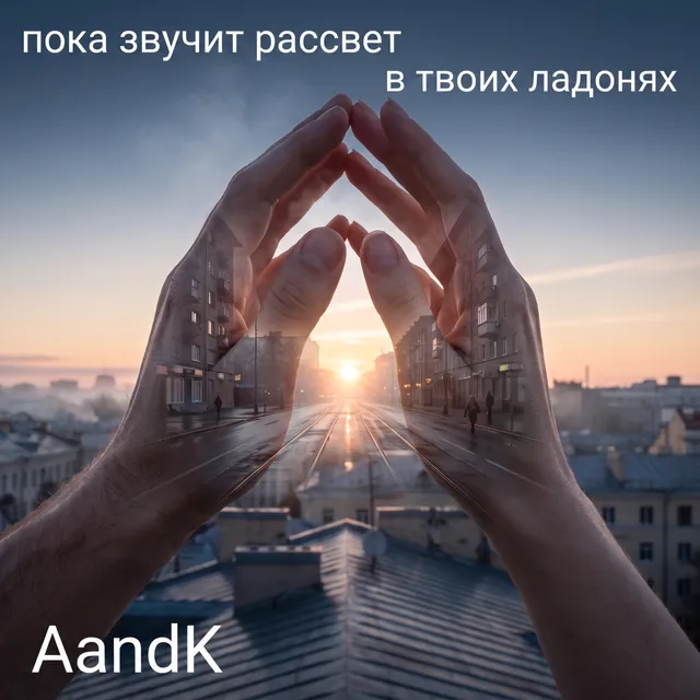 AandK — Пока  звучит рассвет в твоих ладонях — обложка релиза