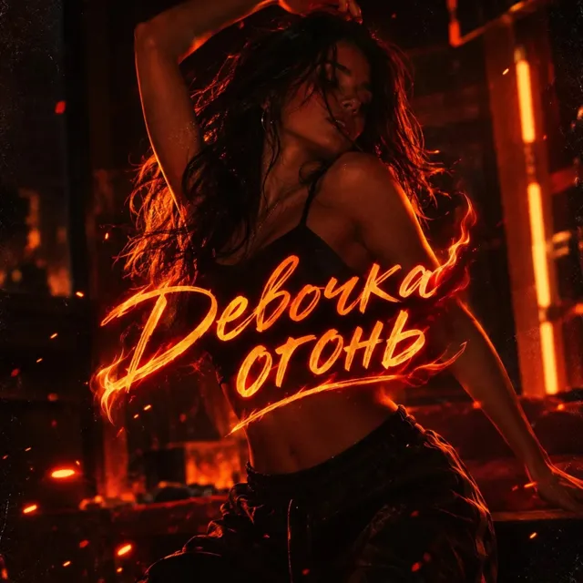 Эдди — Девочка огонь — обложка релиза