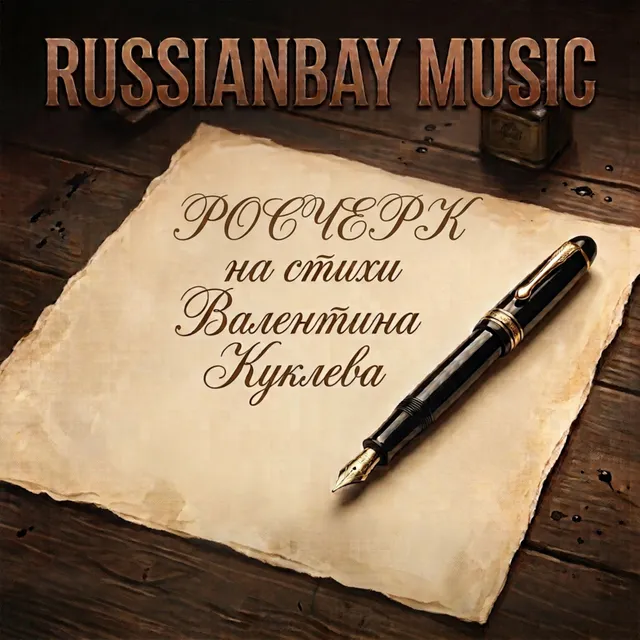 RUSSIANBAY MUSIC — Росчерк. На стихи Валентина Куклева — обложка релиза