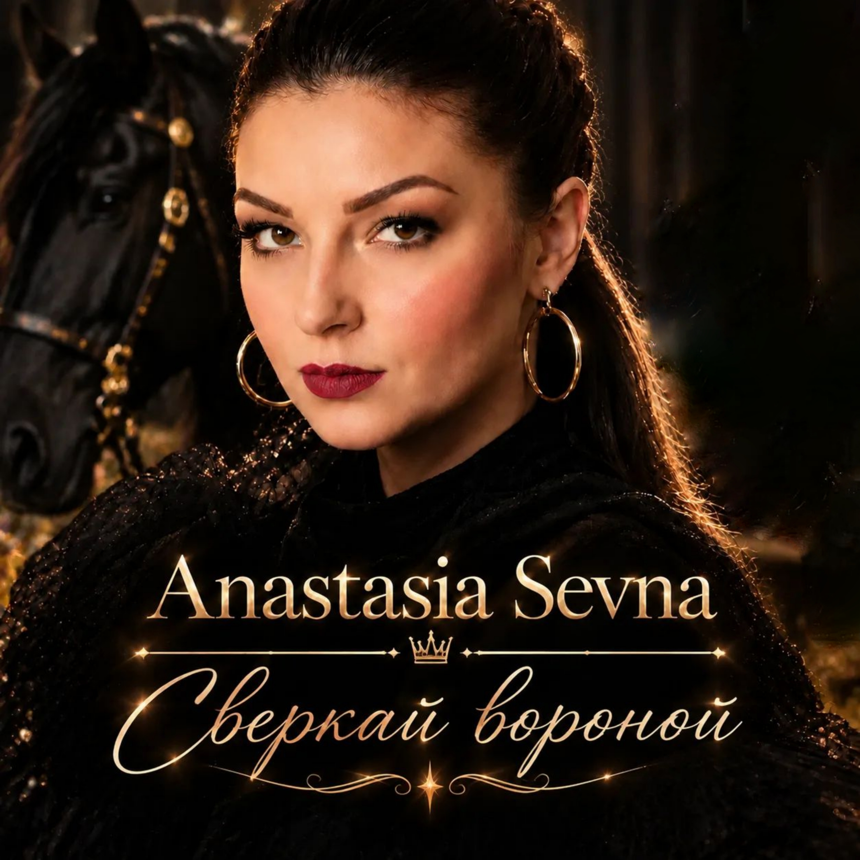 Сверкай Вороной — обложка