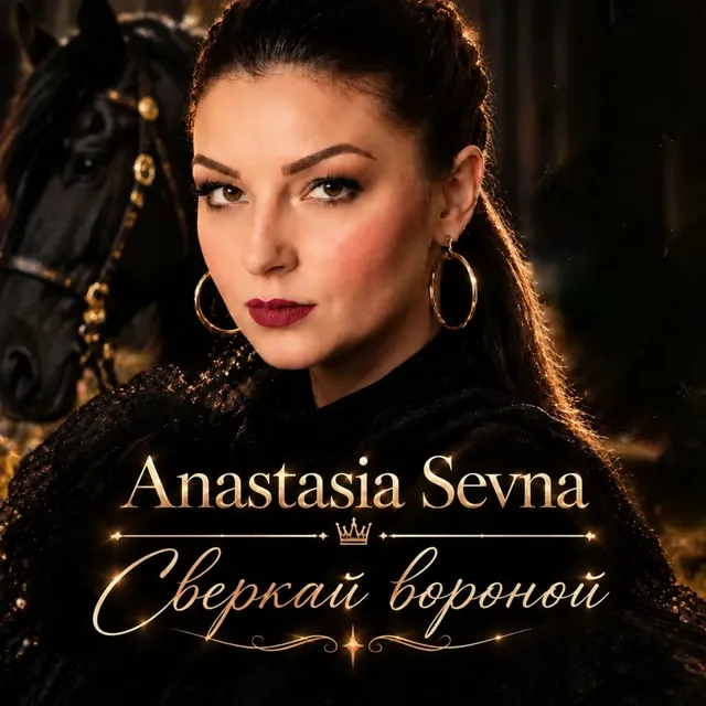 Anastasia Sevna — Сверкай Вороной — обложка релиза
