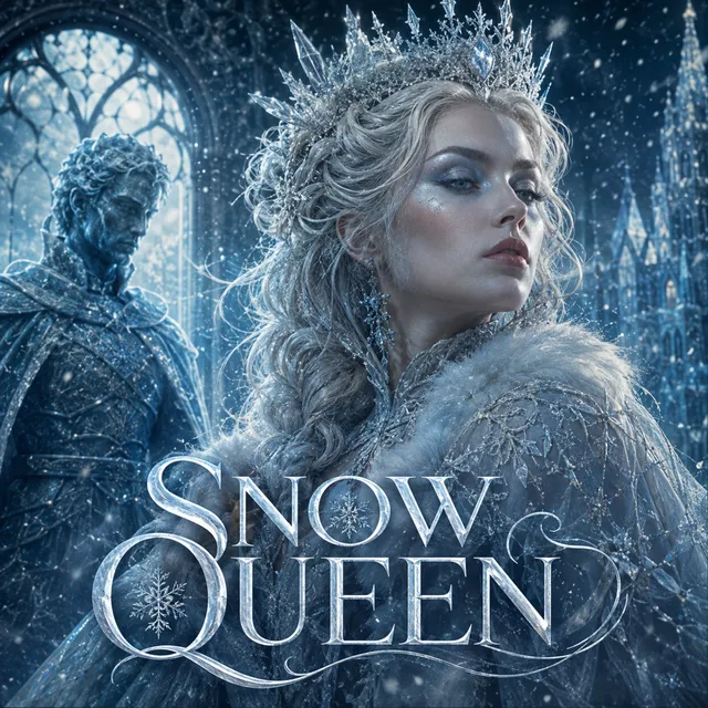 Кот на клавиатуре — Snow Queen — обложка релиза