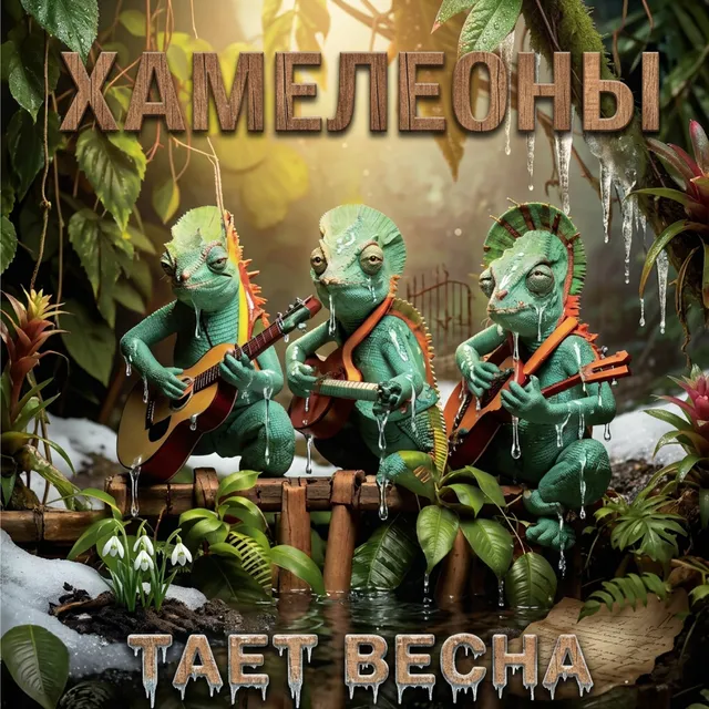 Хамелеоны — Тает весна — обложка релиза