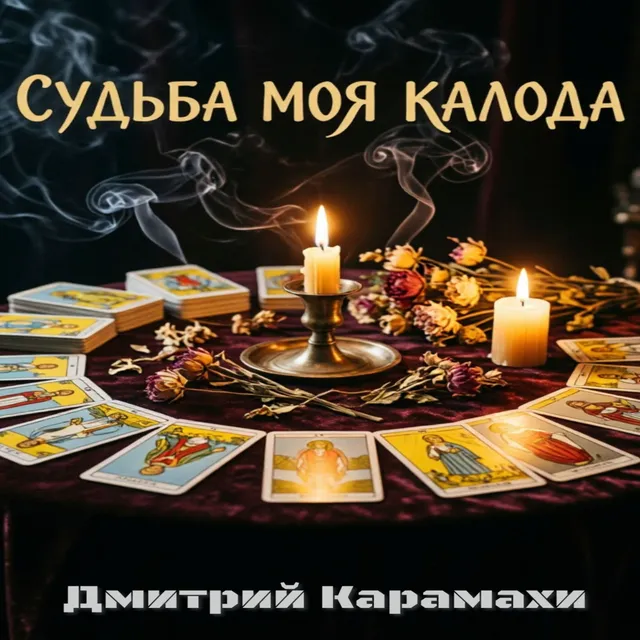 Дмитрий Карамахи — Судьба моя калода — обложка релиза