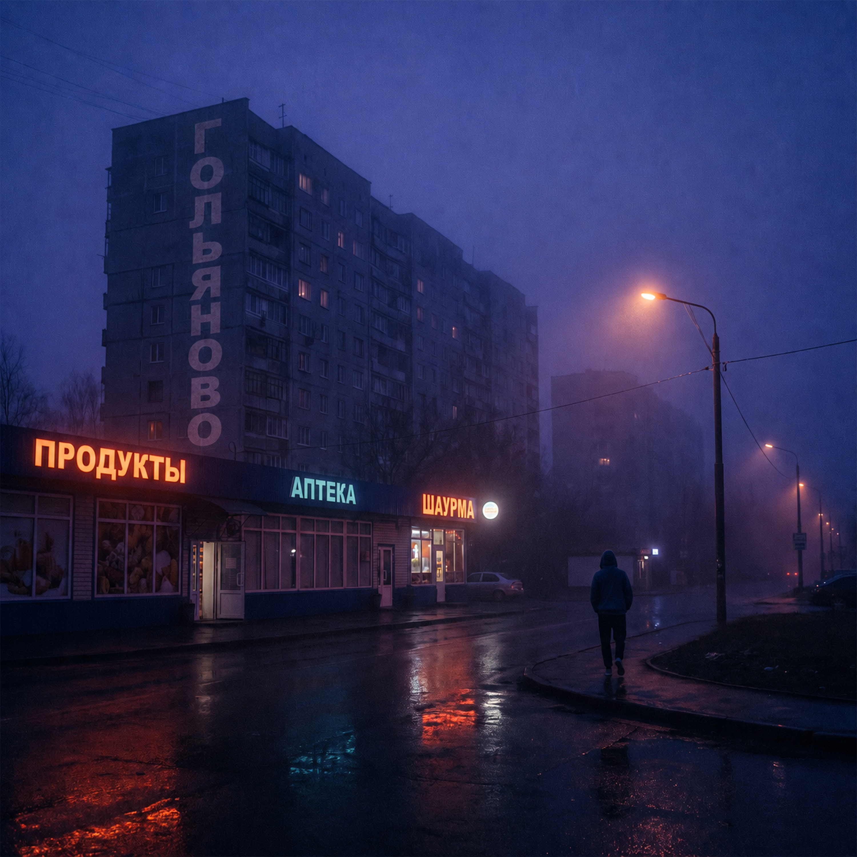 ночной район — обложка