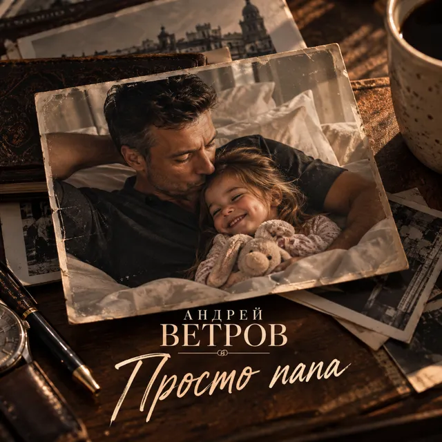 Андрей Ветров — Просто папа — обложка релиза